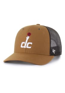 47 Washington Wizards Carhartt Trucker Adjustable Hat - Brown