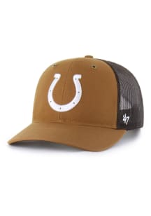 47 Indianapolis Colts Carhartt Trucker Adjustable Hat - Brown