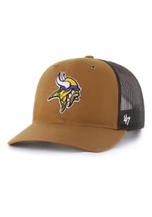47 Minnesota Vikings Carhartt Trucker Adjustable Hat - Brown