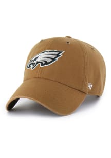 47 Philadelphia Eagles Carhartt Clean Up Adjustable Hat - Brown