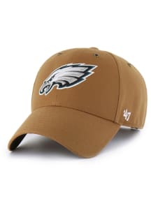 47 Philadelphia Eagles Carhartt MVP Adjustable Hat - Brown