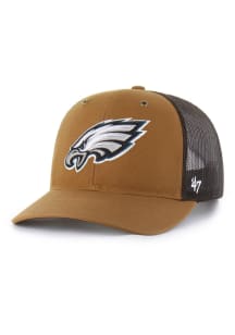47 Philadelphia Eagles Carhartt Trucker Adjustable Hat - Brown