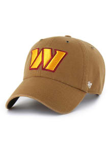 47 Washington Commanders Carhartt Clean Up Adjustable Hat - Brown