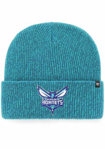 47 Charlotte Hornets Blue Brain Freeze Cuff Mens Knit Hat