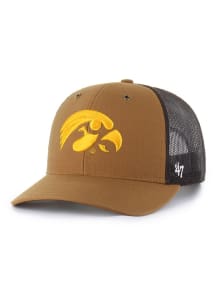 47 Iowa Hawkeyes Carhartt Trucker Adjustable Hat - Brown