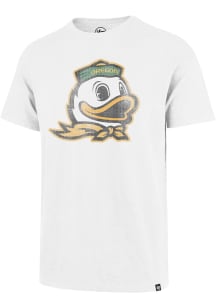 47 Oregon Ducks White Grit Scrum Short Sleeve Fashion T Shirt