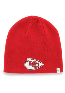 47 Kansas City Chiefs Red Team Logo Mens Knit Hat