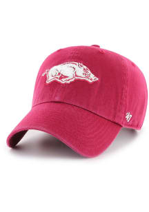 47 Arkansas Razorbacks Clean Up Adjustable Hat - Cardinal