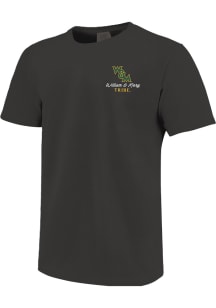 William & Mary Tribe Womens Silver Pattern Campus Squares Short Sleeve T-Shirt