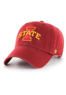 47 Iowa State Cyclones Clean Up Design Adjustable Hat - Cardinal