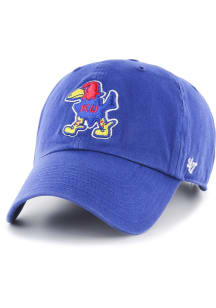 47 Kansas Jayhawks 1929 Clean Up Adjustable Hat - Blue