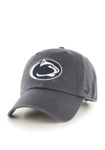 47 Penn State Nittany Lions Logo Clean Up Adjustable Hat - Charcoal