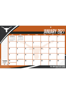 Texas Longhorns 2027 17x11 Desk Pad Calendar
