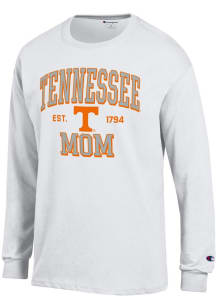 Champion Tennessee Volunteers White EST Date Mom Jersey Long Sleeve T Shirt