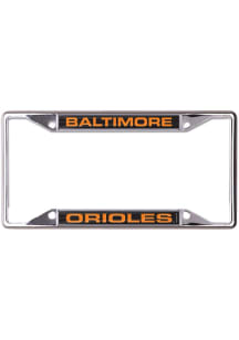 Baltimore Orioles Printed Metallic License Plate Frame - Orange