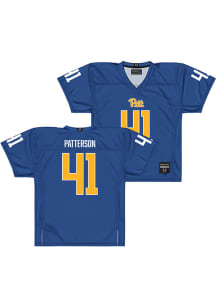 Isaac Patterson  Campus Ink Pitt Panthers Blue NIL Football Jersey
