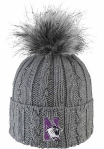 LogoFit Northwestern Wildcats Grey Alps Womens Knit Hat