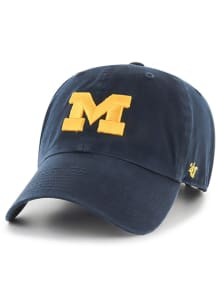 47 Michigan Wolverines Clean Up Style Adjustable Hat - Blue