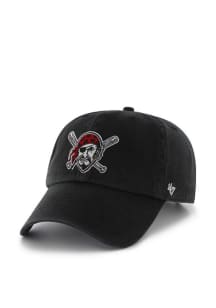47 Pittsburgh Pirates Clean Up Adjustable Hat - Black