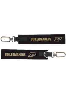 Purdue Boilermakers Oversized KeyStrap Keychain - Black