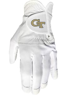 GA Tech Yellow Jackets White Cool Mesh Golf Gloves