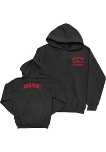 Anis Abdaoui Campus Ink Miami RedHawks Youth NIL Victory Long Sleeve Player Hoodie Black
