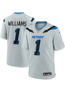 Jameson Williams  Nike Detroit Lions Silver Rivalry Football Jersey
