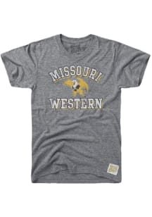 Original Retro Brand Missouri Western Griffons Grey Number One Short Sleeve Fashion T Shirt