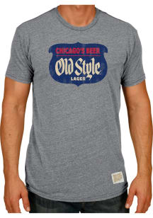 Original Retro Brand Chicago Grey Chicagos Beer Old Style Short Sleeve Fashion T Shirt
