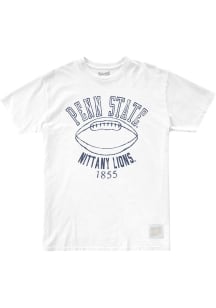 Original Retro Brand Penn State Nittany Lions White Vintage Football Short Sleeve Fashion T Shirt