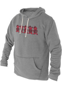 Original Retro Brand Cincinnati Bearcats Mens Grey Retro Bearcat Fashion Hood