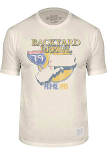 Original Retro Brand Pitt Panthers White Backyard Brawl Interstate 79 Short Sleeve Fashion T Shirt