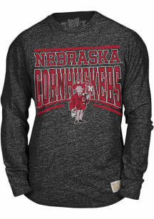 Original Retro Brand Nebraska Cornhuskers Grey Harry Husker Long Sleeve Fashion T Shirt