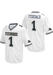 Larry Fitzgerald  Original Retro Brand Pitt Panthers White Football Player Football Jersey