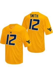 Geno Smith  Original Retro Brand West Virginia Mountaineers Gold Player Football Jersey