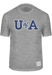 Original Retro Brand Arizona Wildcats Grey Triblend Short Sleeve Fashion T Shirt