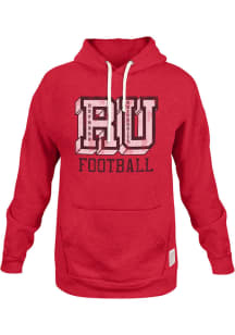 Original Retro Brand Rutgers Scarlet Knights Mens Red Heather Fashion Hood