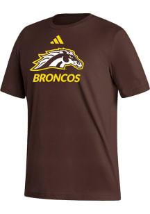 Adidas Western Michigan Broncos Brown Bronco Short Sleeve T Shirt