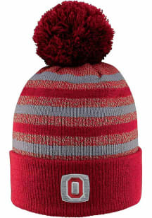LogoFit Ohio State Buckeyes Red Doc Marled Mens Knit Hat