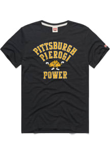 Homage Pittsburgh Grey Pierogi Power Short Sleeve Fashion T Shirt