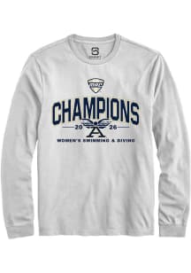 Summit Sportswear Akron Zips White MAC 2026 Women's Swimming & Diving Champions Long Sleeve T Shir..