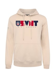 Levelwear USWNT Mens Tan Podium Full On Long Sleeve Hoodie