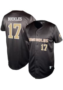 Charlie Buckles  Florida State Seminoles Mens Black NIL Baseball Jersey