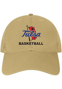 Tulsa Golden Hurricane Basketball Twill Adjustable Hat - Gold