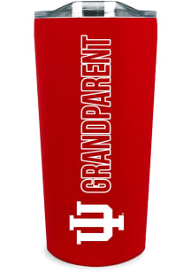 Indiana Hoosiers 18oz Grandparent SS Soft Touch Stainless Steel Tumbler - Crimson