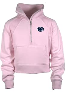 Penn State Nittany Lions Girls Pink Dawn LS Tops Qtr Zip