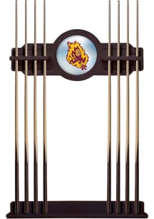 Arizona State Sun Devils Sparky Solid Wood Cue Rack Pool Table