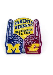 Michigan Wolverines Souvenir 2025 vs Central Michigan Game Day Pin - Navy Blue