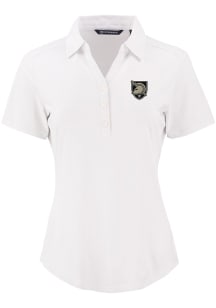 Cutter and Buck Army Black Knights Womens White Forge Eco Polo Short Sleeve Polo Shirt