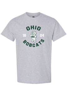 Summit Sportswear Ohio Bobcats Grey Seal Short Sleeve T Shirt